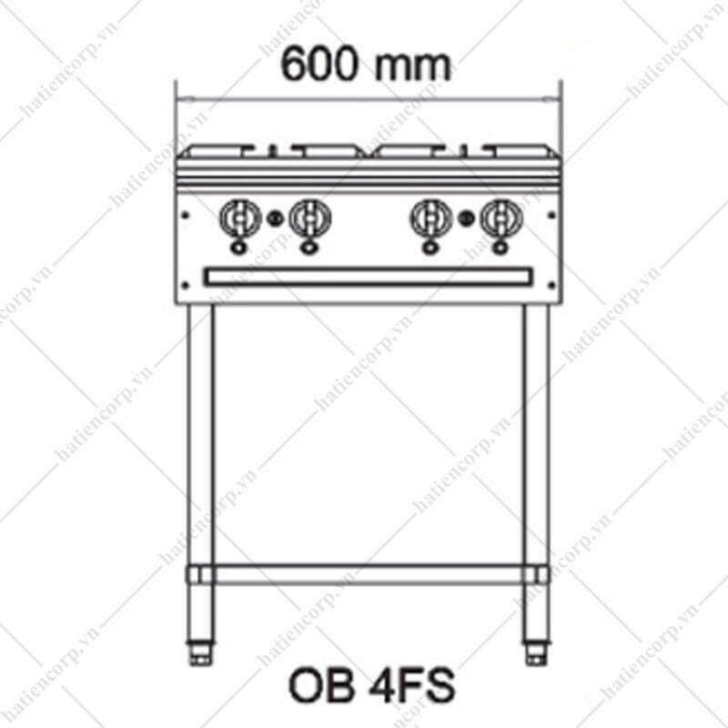 Bếp âu 4 họng Berjaya OB4-17 - Ảnh 2