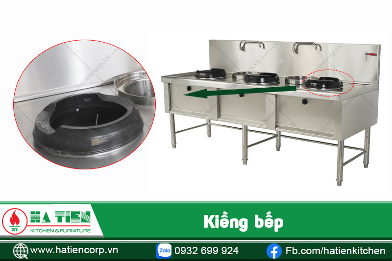 kiềng bếp á 3 họng không quạt thổi