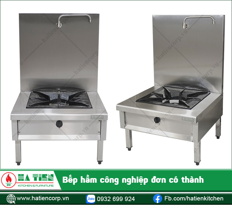 Bếp hầm đơn có thành - Bếp hầm công nghiệp Hà Tiên