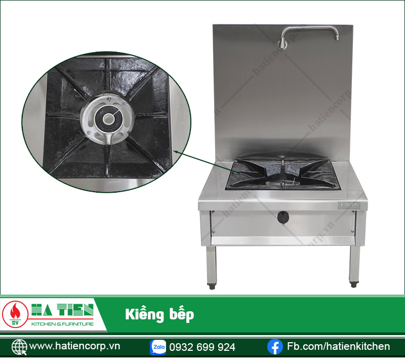 Kiềng gang, chịu lực tốt. Dễ tháo lắp vệ sinh