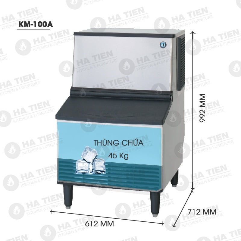 Máy làm đá viên KM-100A - Ảnh 2