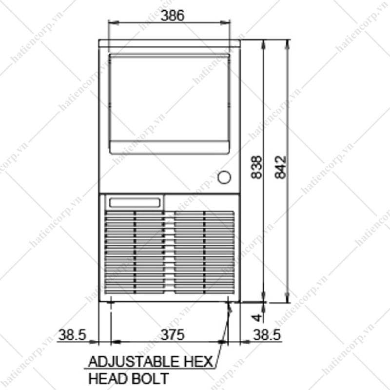 bản vẽ máy làm đá km-35a-04