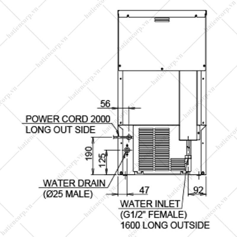 bản vẽ máy làm đá km-35a-02