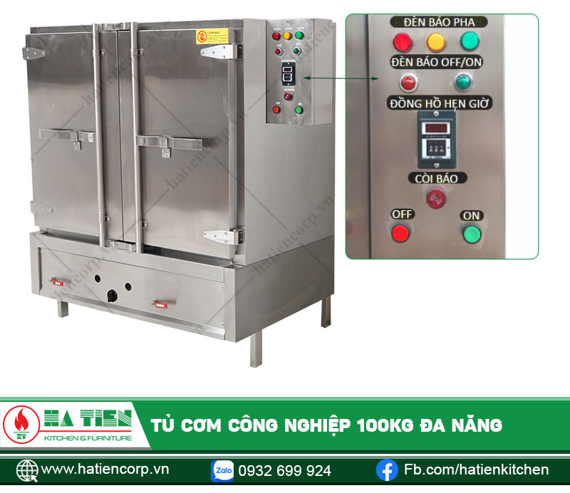 Bảng điều khiển tủ cơm trực quan, dễ sử dụng