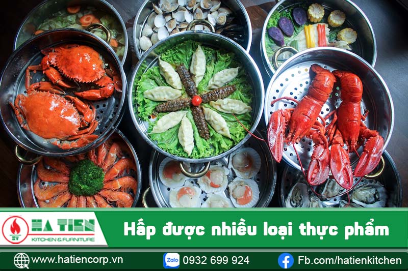 tủ cơm công nghiệp 30kg hấp được nhiều loại thực phẩm