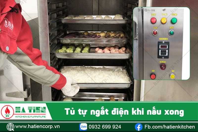 tủ cơm công nghiệp 30kg tiết kiệm điện