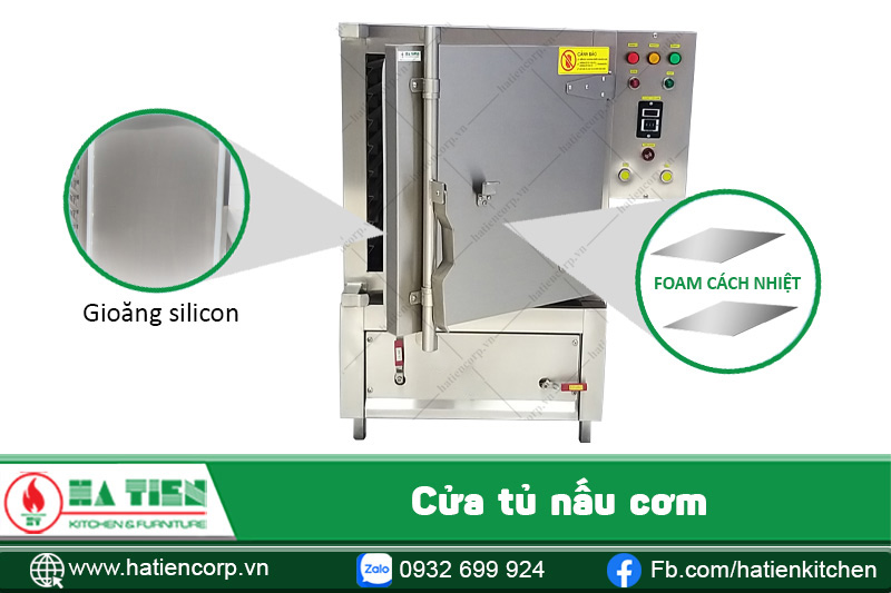Cửa tủ hấp cơm công nghiệp 