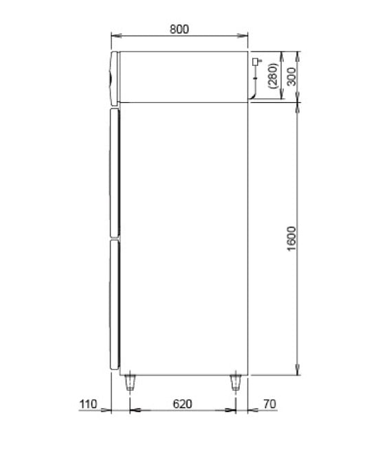 Tủ đông 4 cánh Hoshizaki HFE-127MA - Ảnh 3