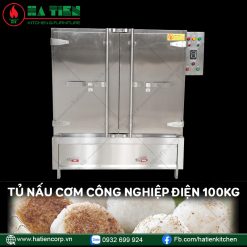 Tủ cơm công nghiệp 100kg - Tủ cơm điện