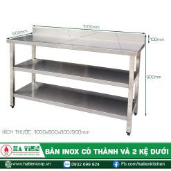 Bàn có 2 kệ dới Hà Tiên