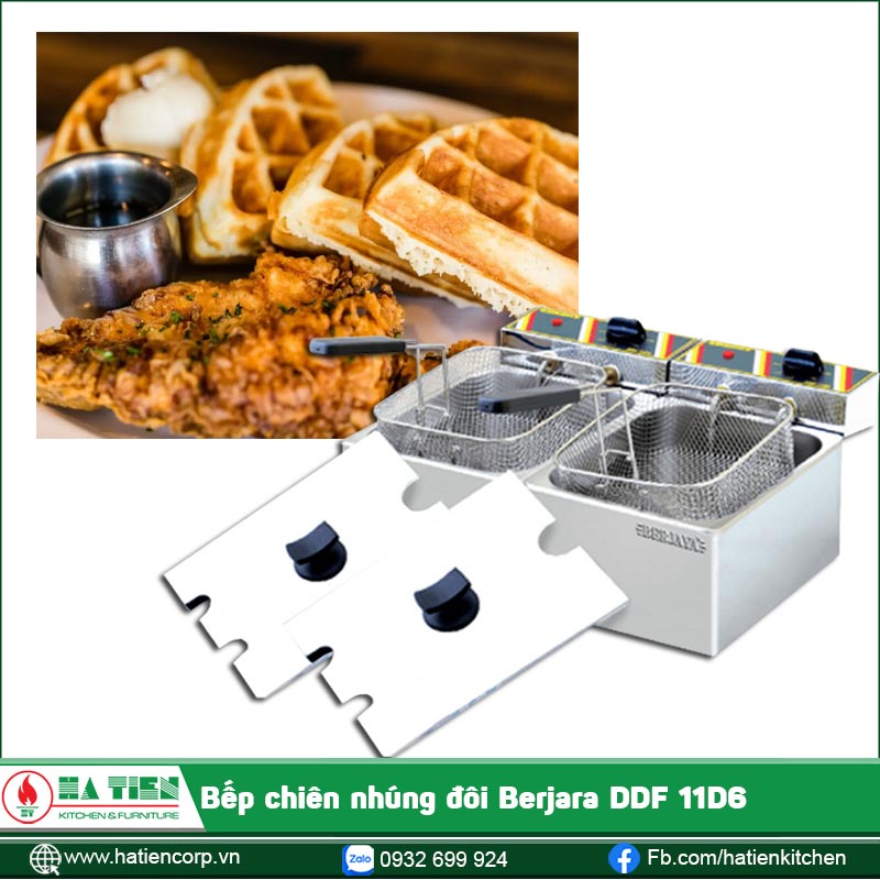 Bếp dùng để chế biến các món chiên ngập dầu, thơm ngon, hấp dẫn