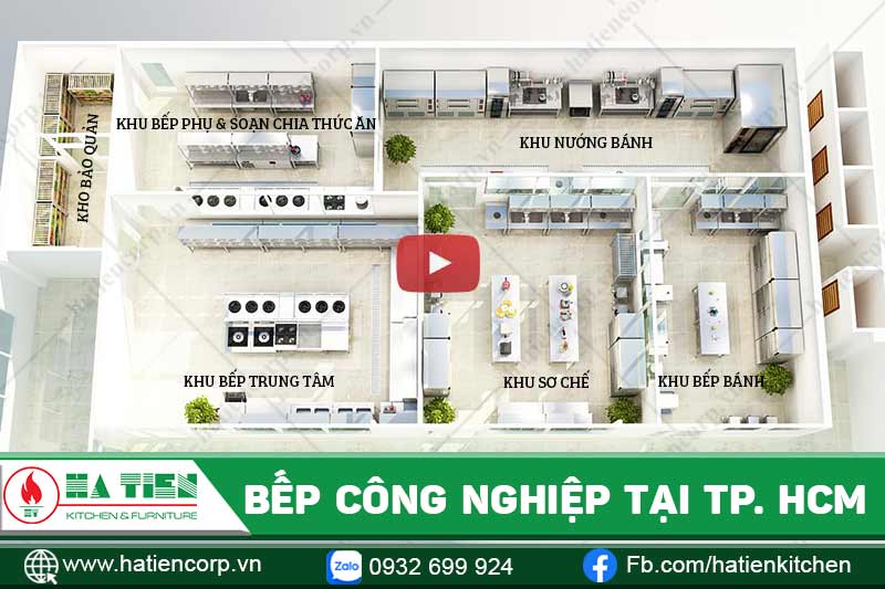Bếp công nghiệp tại TP. HCM