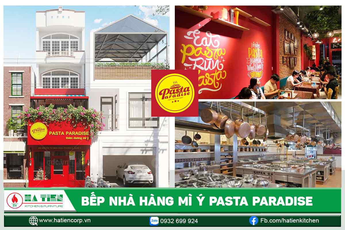Thiết bị inox nhà hàng mì Ý Pasta Paradise