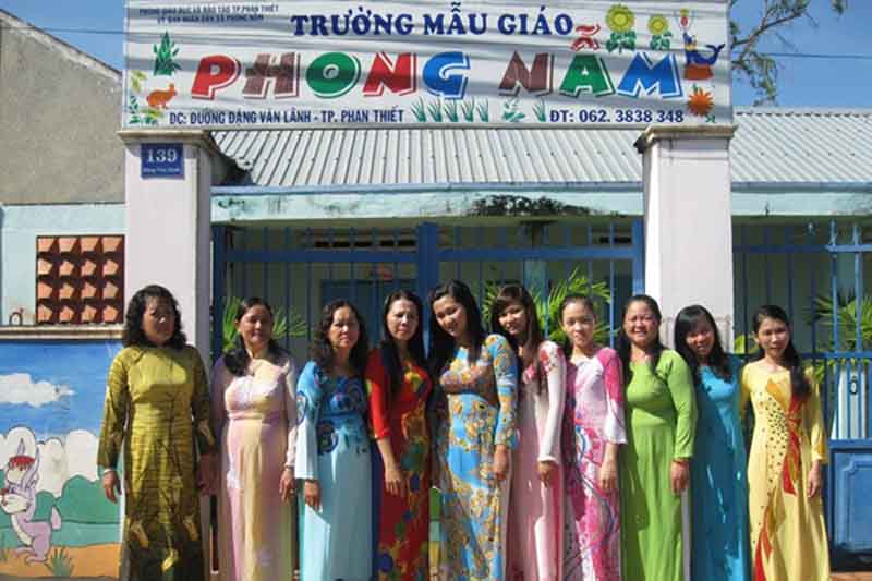 bếp trường học mẫu giáo