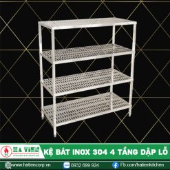 kệ bát inox 304 dập lỗ