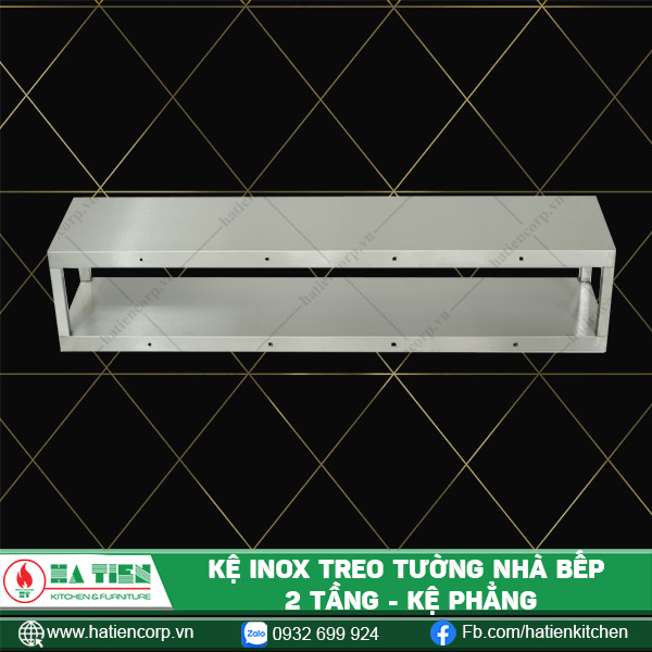 kệ inox treo tường nhà bếp