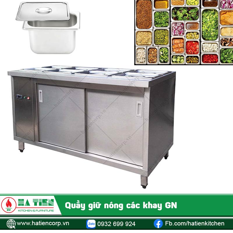 Khay giữ nóng có nắp đậy