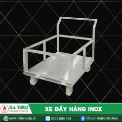 xe đẩy hàng inox