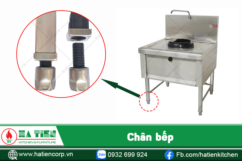 chân bếp á 1 họng