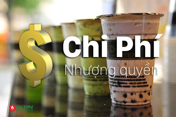 chi phí mở quán trà sữa nhượng quyền