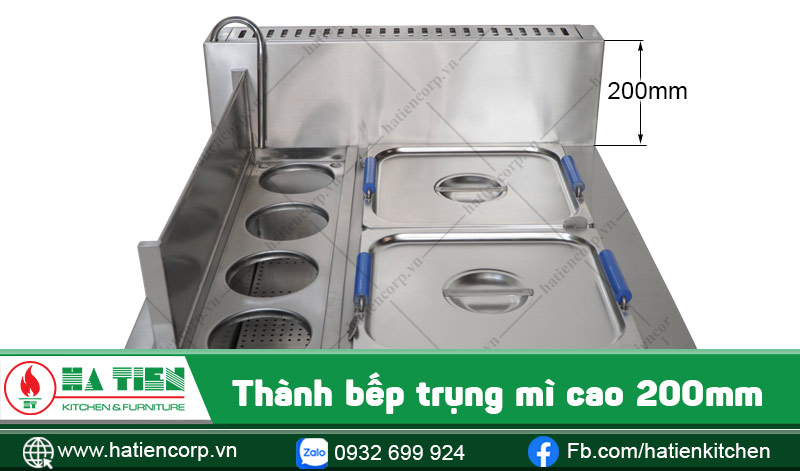 Thành bếp trụng mì cao 200m