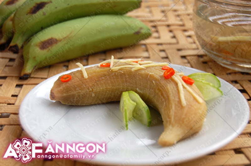 Chuối xanh muối