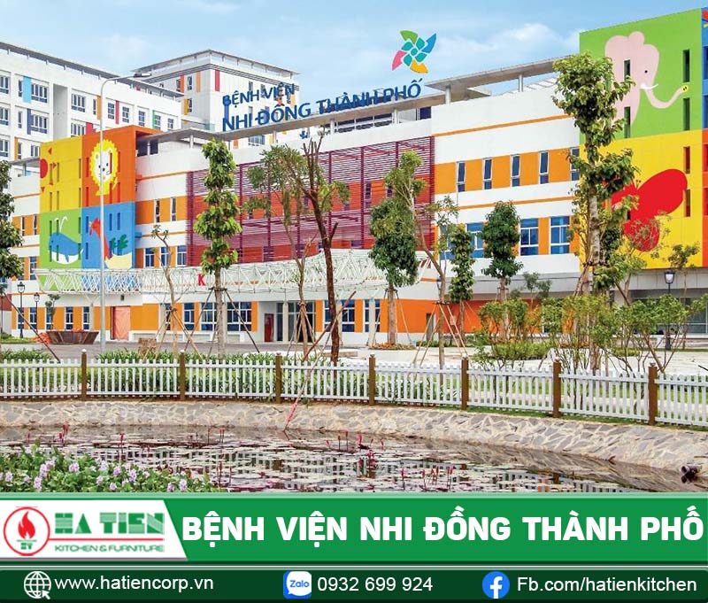 bếp bệnh viện nhi đồng thành phố