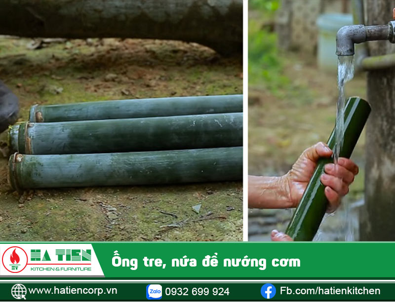 Nên chọn ống nứa tươi, phần vỏ ngoài có màu xanh đậm