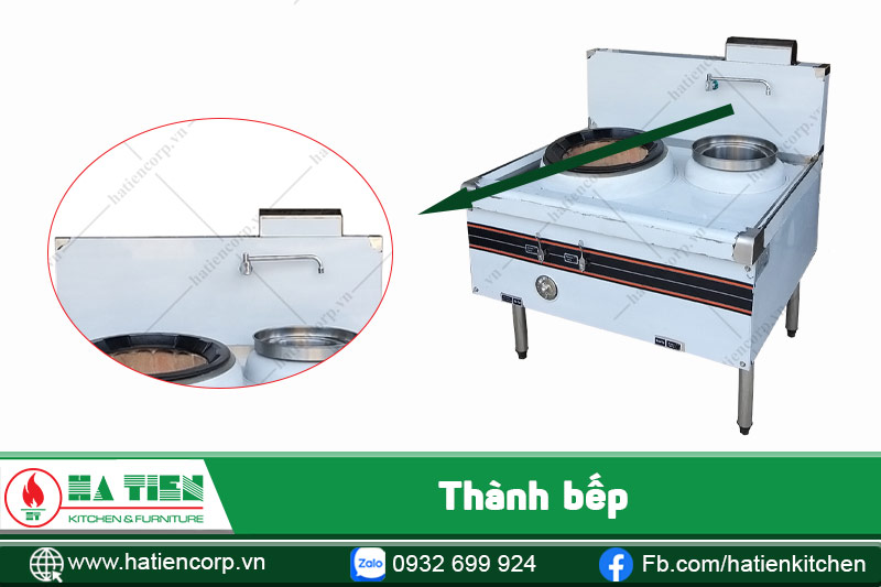 thành bếp á 1 họng có quạt thổi