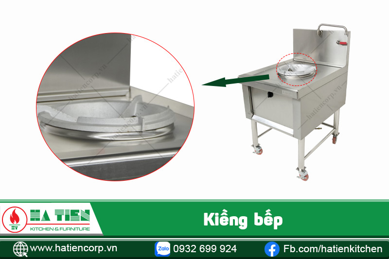 bếp á 1 họng có kiềng