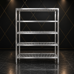 Kệ Đựng Chén Bát Bằng Inox 5 Tầng