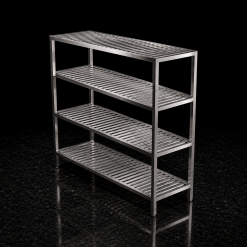 kệ thanh inox 4 tầng