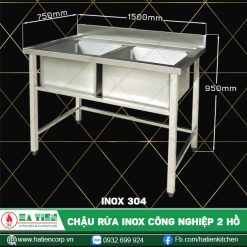 chậu rửa công nghiệp 1500