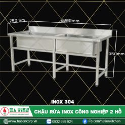 chậu rửa công nghiệp 2000