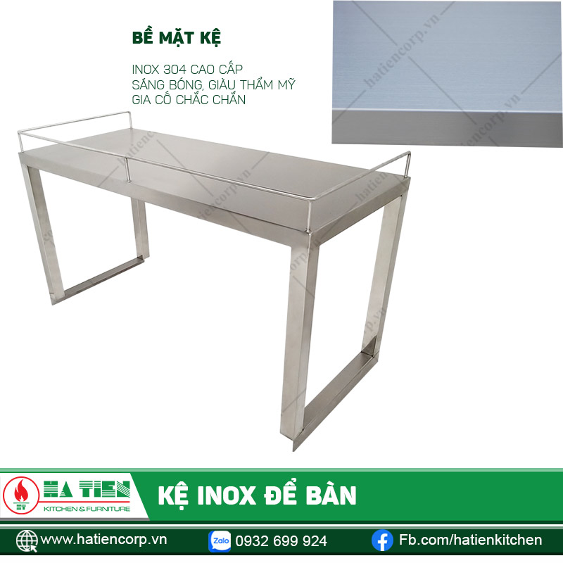 Bề mặt inox cao cấp