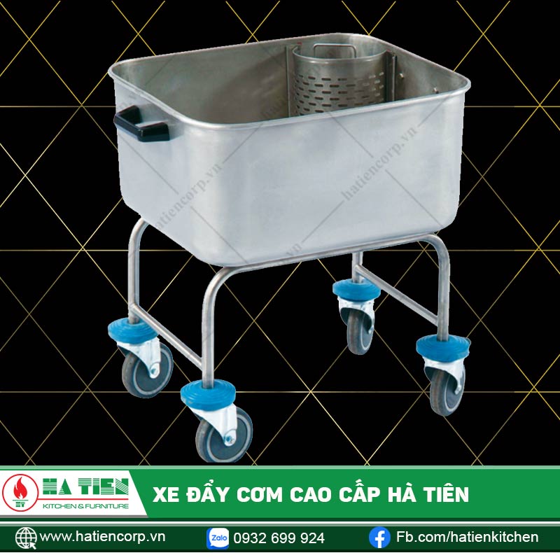 Xe đẩy cơm - Xe vận chuyển nguyên vật liệu, thực phẩm