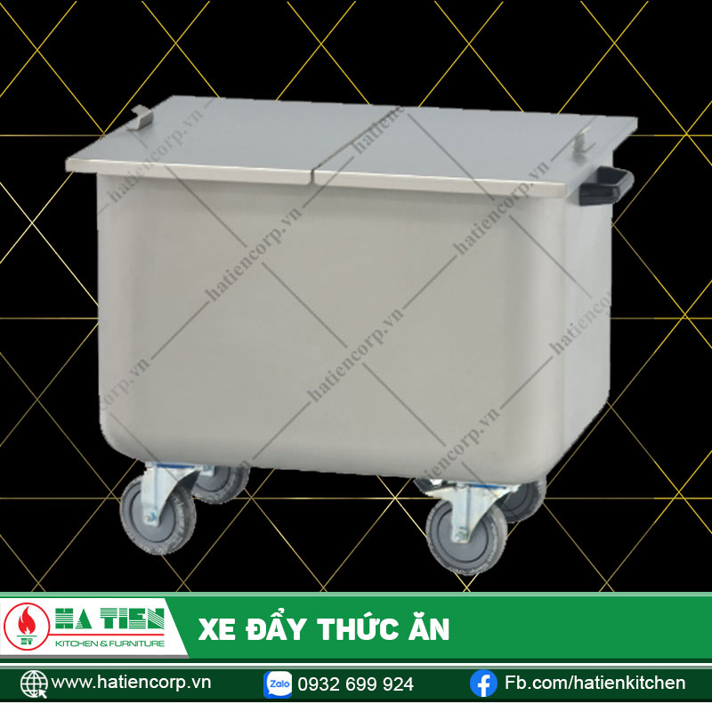 Xe đẩy thức ăn nhà hàng Hà Tiên - Xe đẩy thức ăn gọn nhẹ