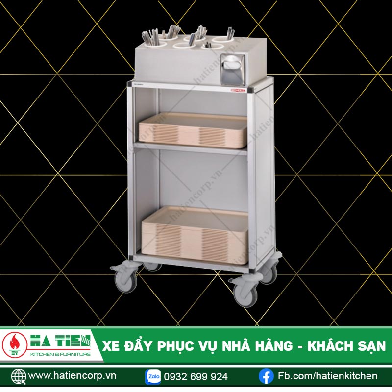 Xe Phục Vụ - Xe Đẩy Phục Vụ Nhà Hàng Khách Sạn