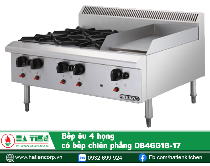 Bếp âu có bếp chiên phẳng OB4GG1B-17