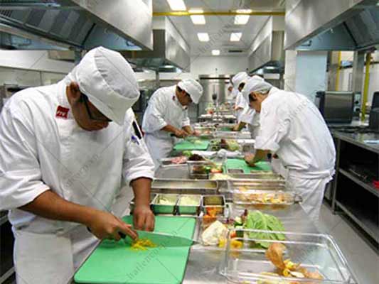 Thiết kế bếp ăn công nghiệp
