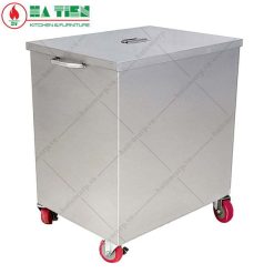 thùng rác inox