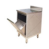 Quầy inox có thùng đựng rác