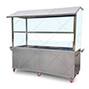 Xe phở inox có kính