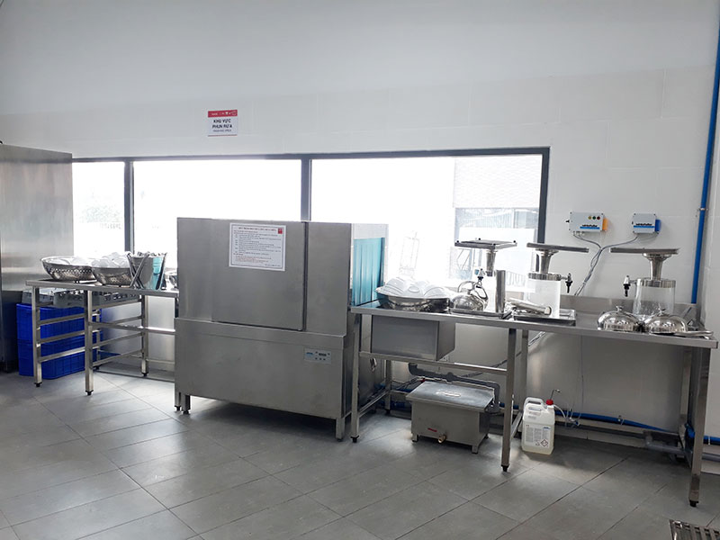 Khu vực rửa chén