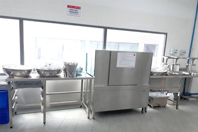 Khu vực rửa chén