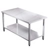 Bàn inox 2 tầng cao cấp Hà Tiên