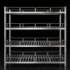 Kệ inox - Kệ thanh 4 tầng có lan can