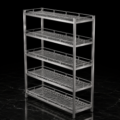 Kệ thanh inox có lan can