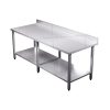 Bàn inox 2 tầng