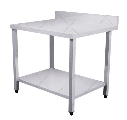 bàn inox 2 tầng